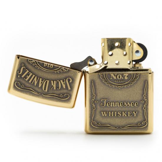 Zapalniczka Zippo 254BJD.428 Jack Daniels High Polish Brass