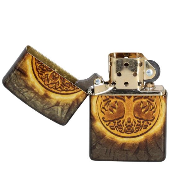 Zapalniczka Zippo Gleaming Tree of Life 46815 Tumbled Brass / 540 Fusion